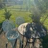 Glamping Dome - table and chairs